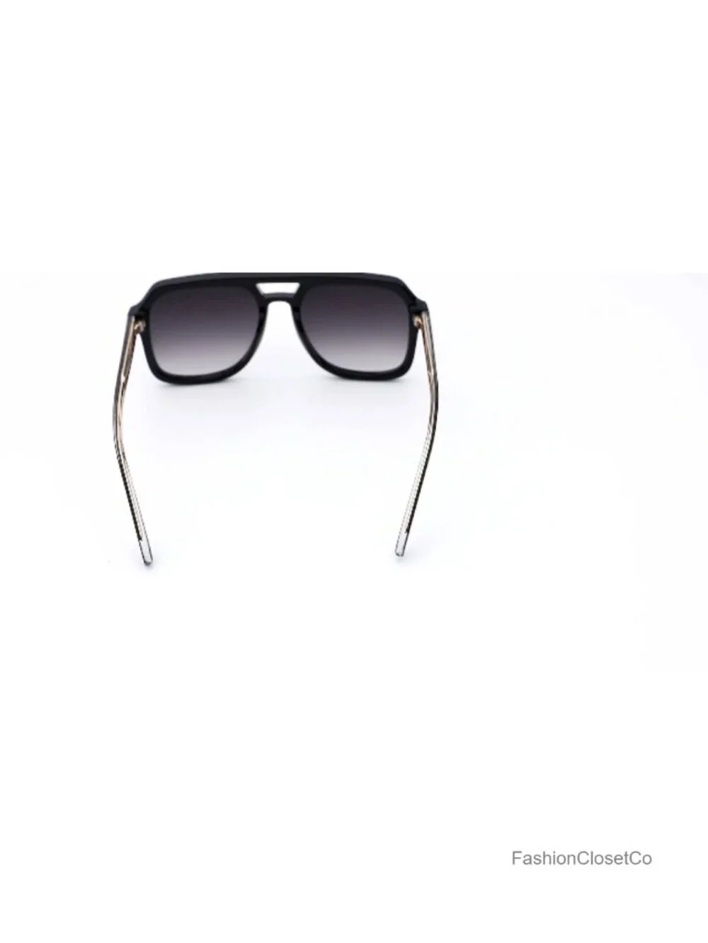 Oversized Aviator Sunglasses Retro 70s Propionate Frame with Stainless Steel
